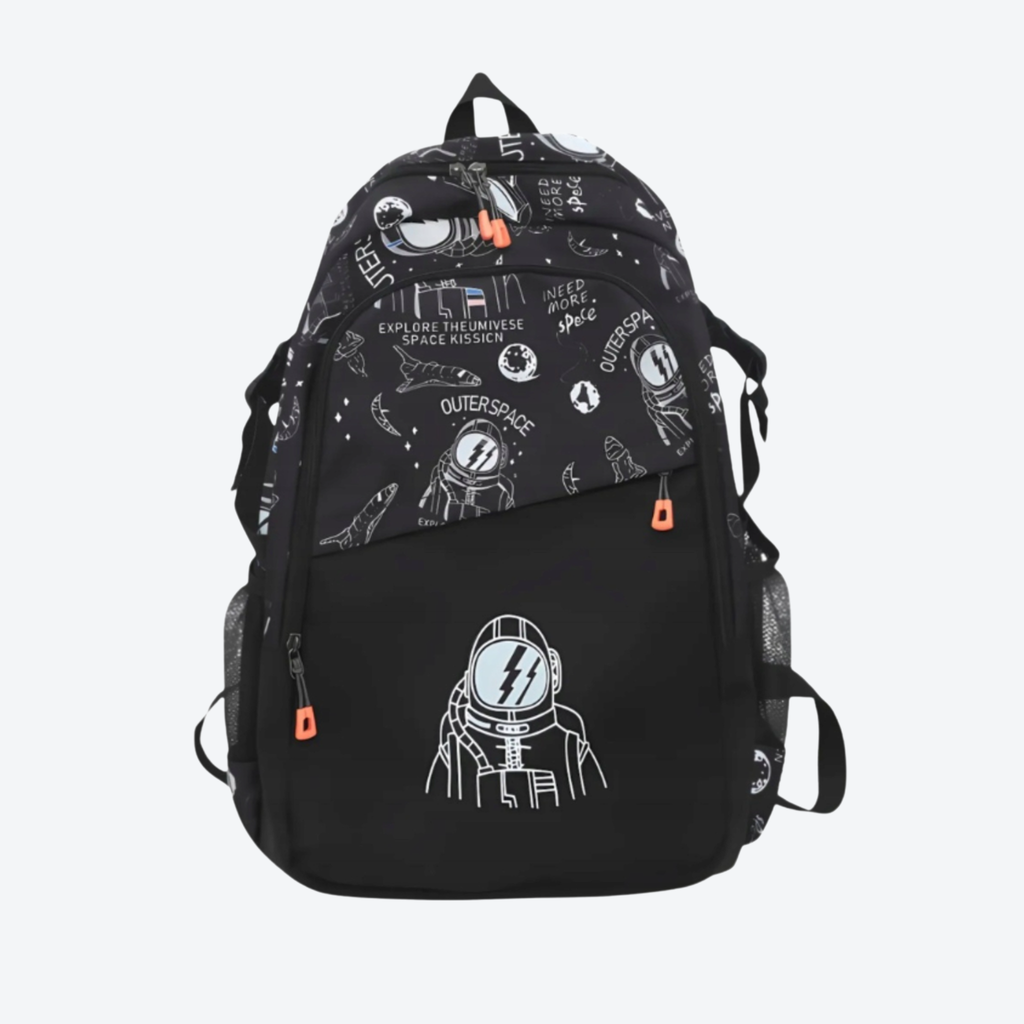 Space Explorer – fekete iskolatáska
