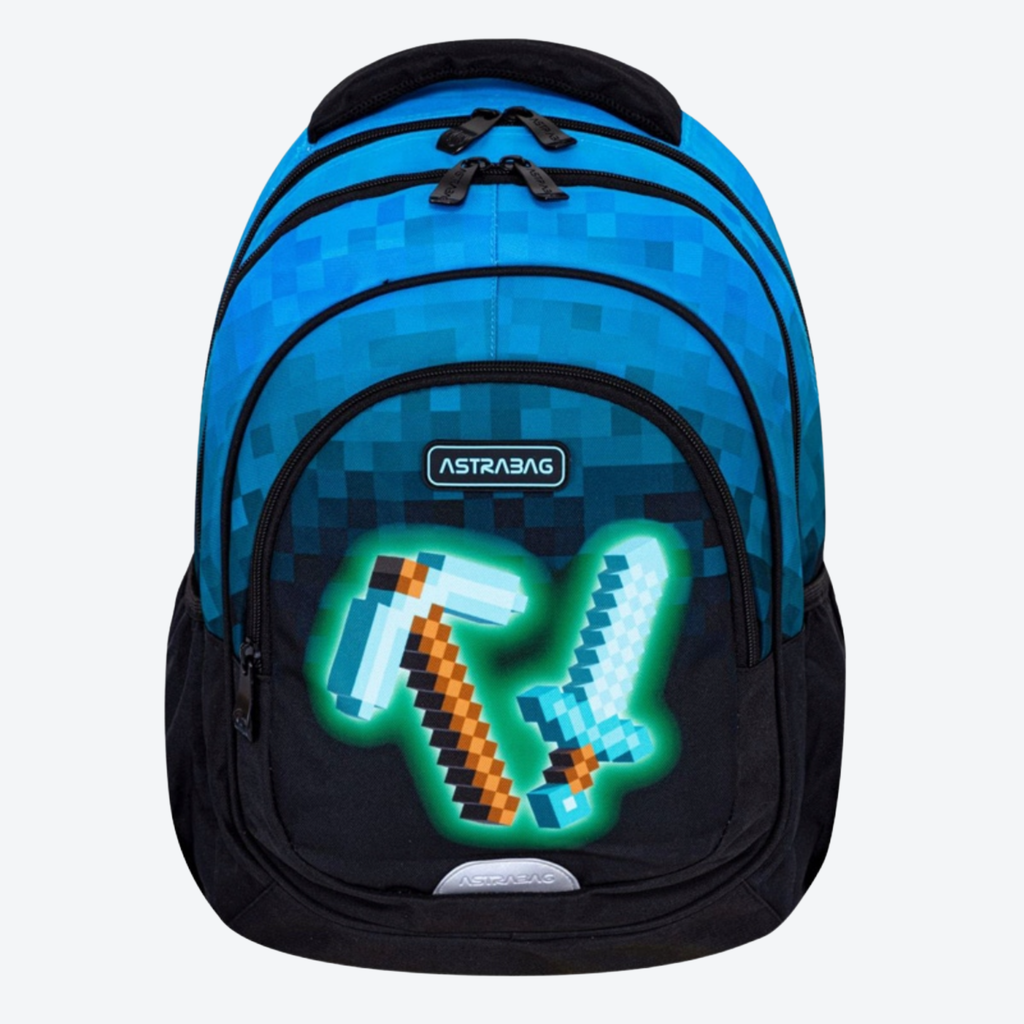 Minecraft Pickaxe Iskolatáska