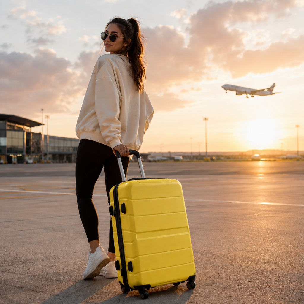 Capri Lemon 🍋✈️ (M Bőrönd)