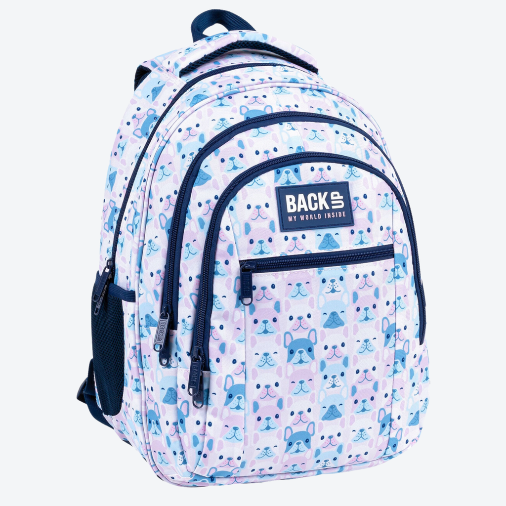 Backup Frenchie Iskolatáska